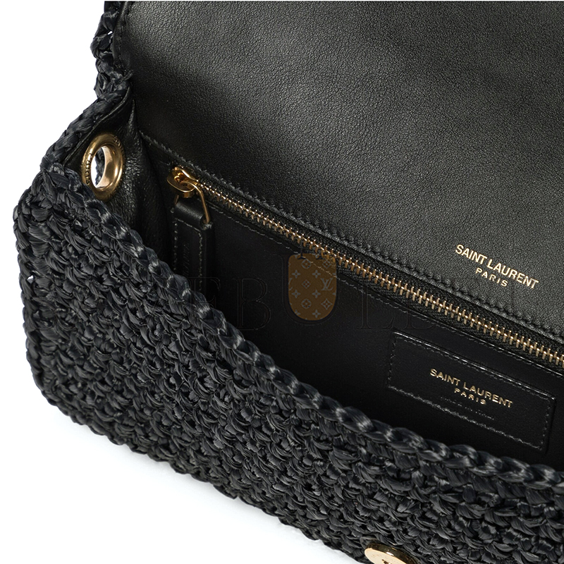 YSL KATE 99 TASSEL IN RAFFIA 604276GG6AW7082 (26*13*4cm)